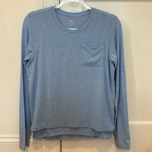 Athleta Girl light blue long sleeve